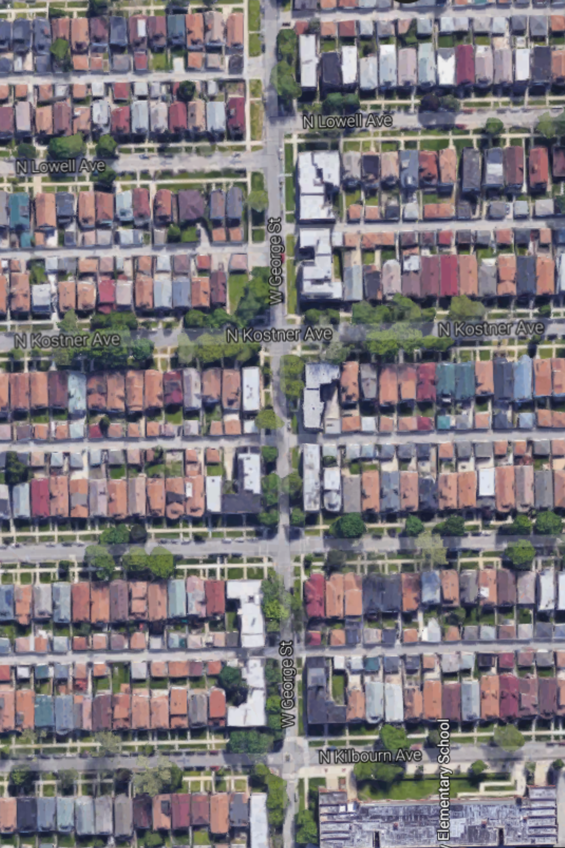 Aerial view of a Chicago neighborhood — the kind of community tNN organizes